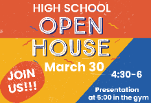 High School Open House - March 30th