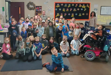 Superintendent visits UCA Elementary for Veteran's Day