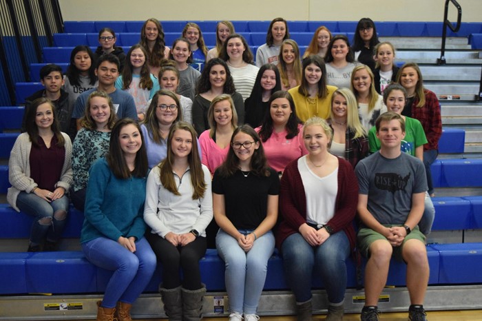 Group photo of the 2018 - 2019 Key Club